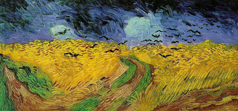 Vincent Van Gogh Wheat Field with Crows Sweden oil painting art